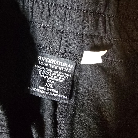 Black Supernatural Graphic Pants - Picture 2 of 4